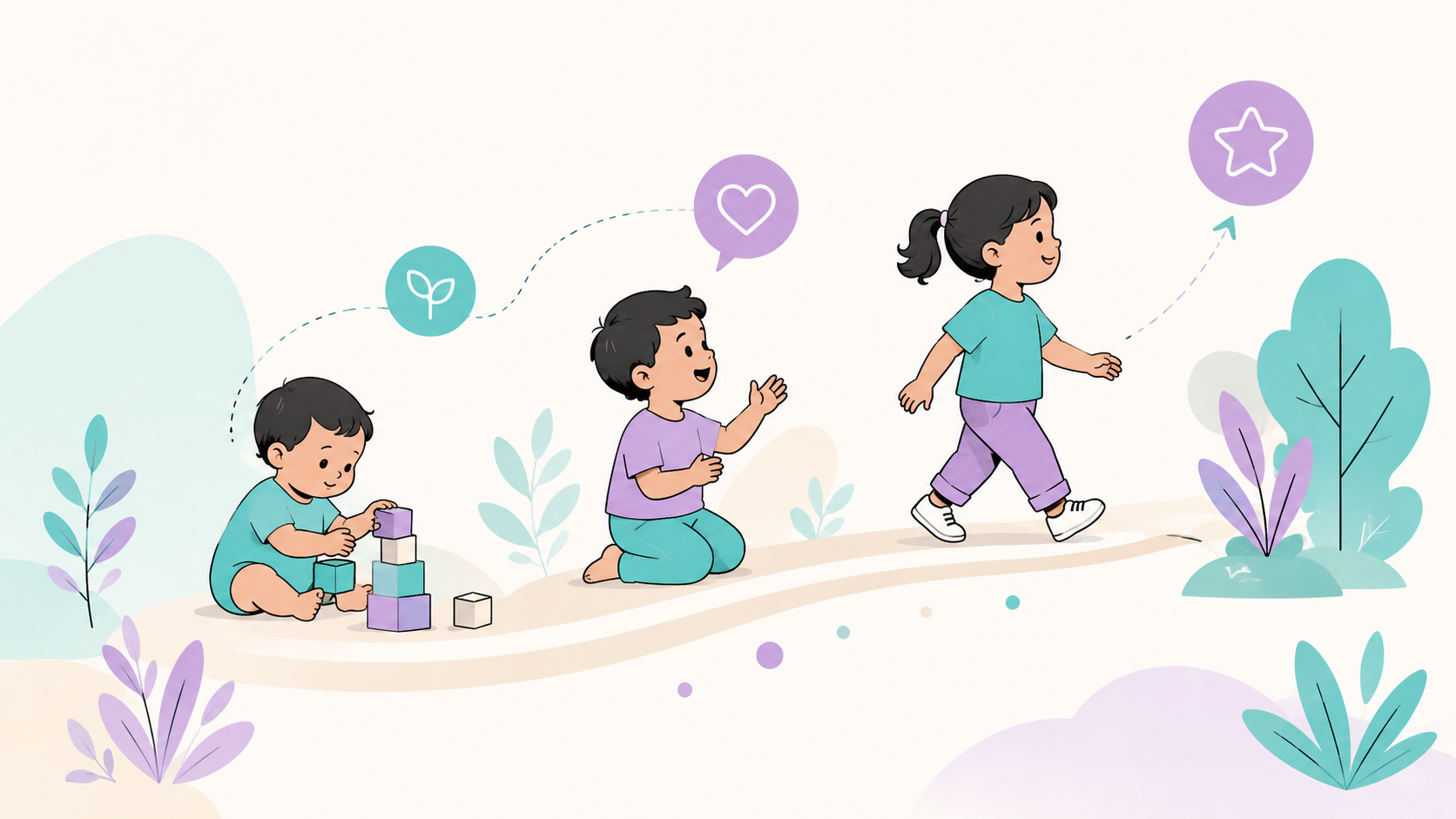 Read more about the article ¿Cómo saber si el desarrollo de mi hijo va acorde a su edad?